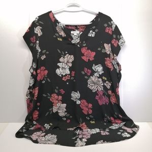 R Essentials black short sleeve top - 2x